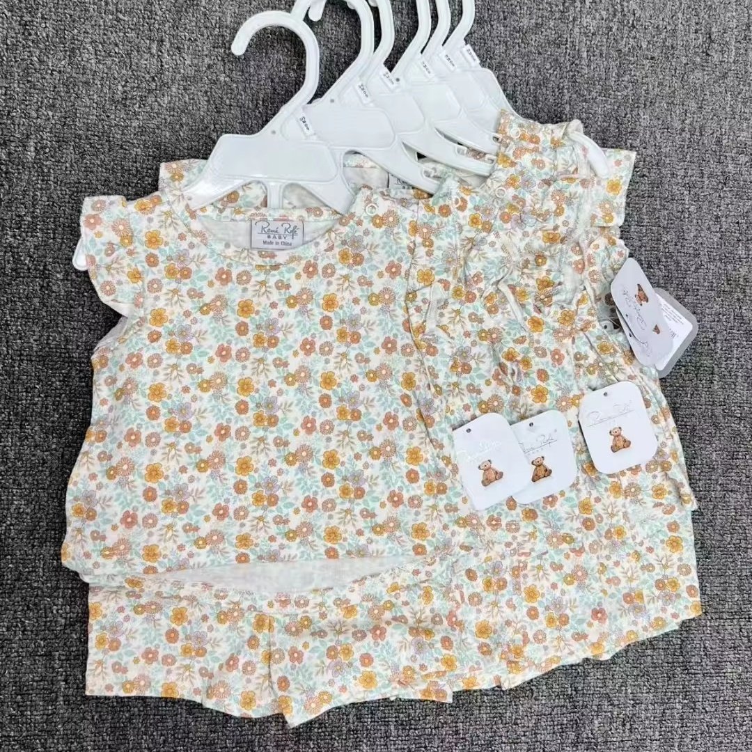 Summer Baby Clothes Baby Clothes Boys Girls Clothes set Short sleeve clothing set 2 pieces 3-24 months