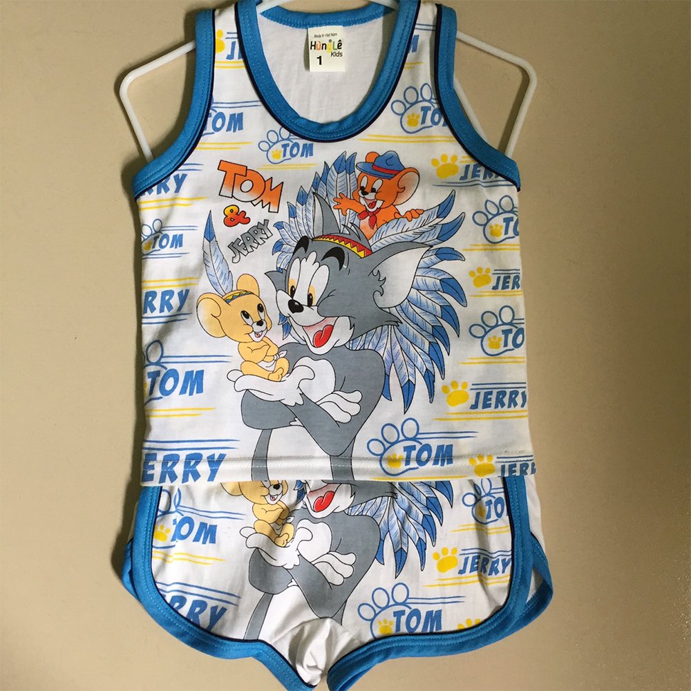 New Cotton Children Baby Short Sleeve 2-pcs Set Boy's Girls Summer Clothes Boys Sets Kids T-shirt Cartoon Clothing Set