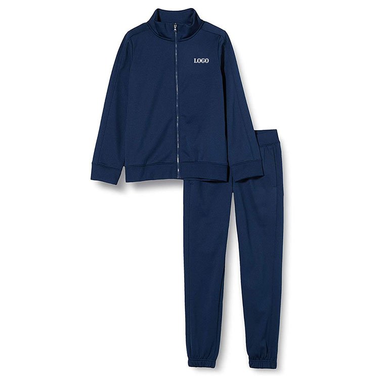 Boys Sports Wear And Jogging Track suit Kids Tracksuit Set / 100% Polyester Full Zip Tracksuit For Boys