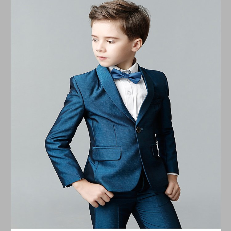 The High-qualified Man-made Blazer of Children's Fashionable Formal Small Suit