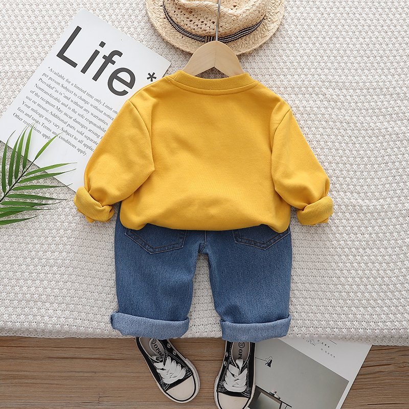Unisex Short Sleeve Baseball Jacket for Kids Letter Print Leisure Sports Suit for Boys for Spring & Autumn Motorcycle Activities