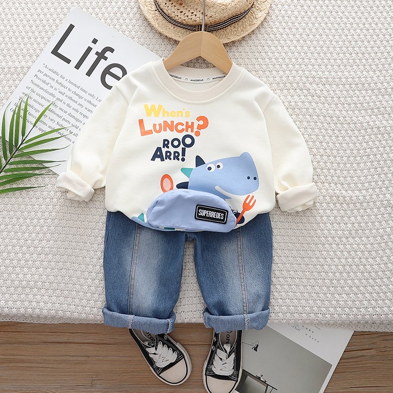 Unisex Short Sleeve Baseball Jacket for Kids Letter Print Leisure Sports Suit for Boys for Spring & Autumn Motorcycle Activities