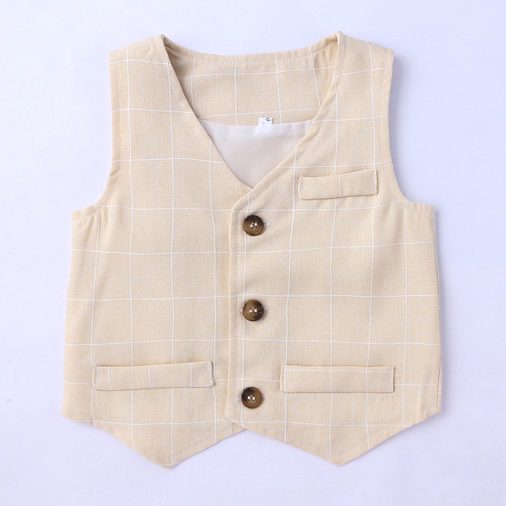 Children clothing 3pcs kids boys clothes set vest fashion apparel gentleman stripe suit sets