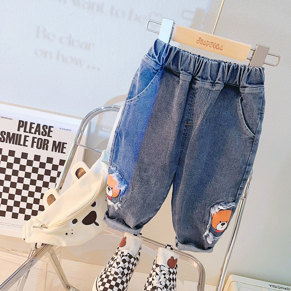2023 New style baby clothes hot sale boys casual o-neck hoodie suit two-piece suit wholesale good price