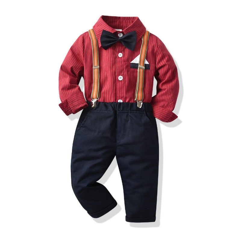 3 To 9 Years Baby Boy Dress Stylish Party Wear Kids Clothing Children Clothes Christmas Boys Clothing Sets Formal Suit For Boy