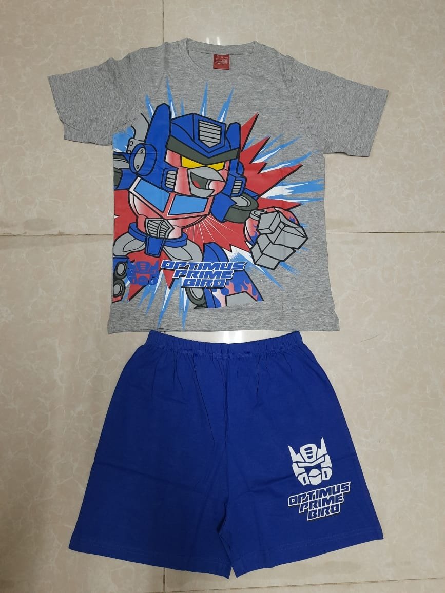 Summer Wholesale Children Kids Clothes Short Sleeve Baby T Shirt Boys Clothing Set Spring Cotton Quantity Custom Time Lead Suit