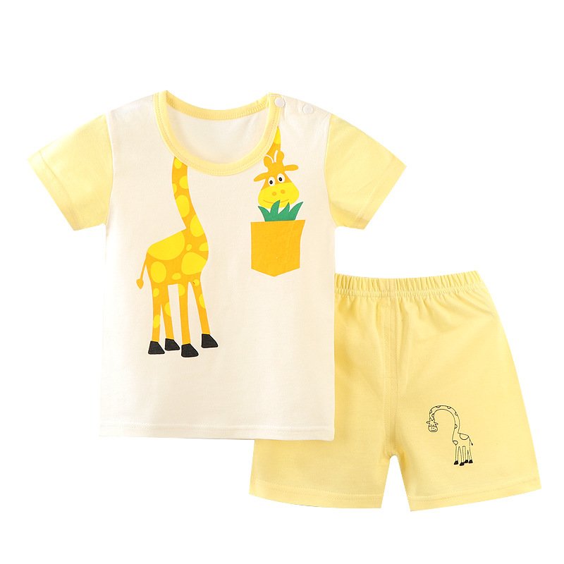 New Trend Summer New Style Children's Clothing Newborn Clothes Baby Girls Clothing Sets T-shirt For Boy