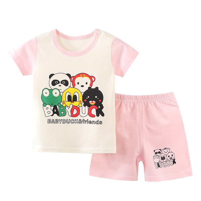 New Trend Summer New Style Children's Clothing Newborn Clothes Baby Girls Clothing Sets T-shirt For Boy