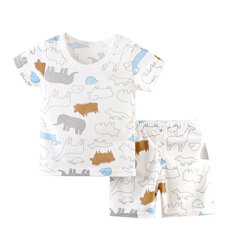 New Trend Summer New Style Children's Clothing Newborn Clothes Baby Girls Clothing Sets T-shirt For Boy