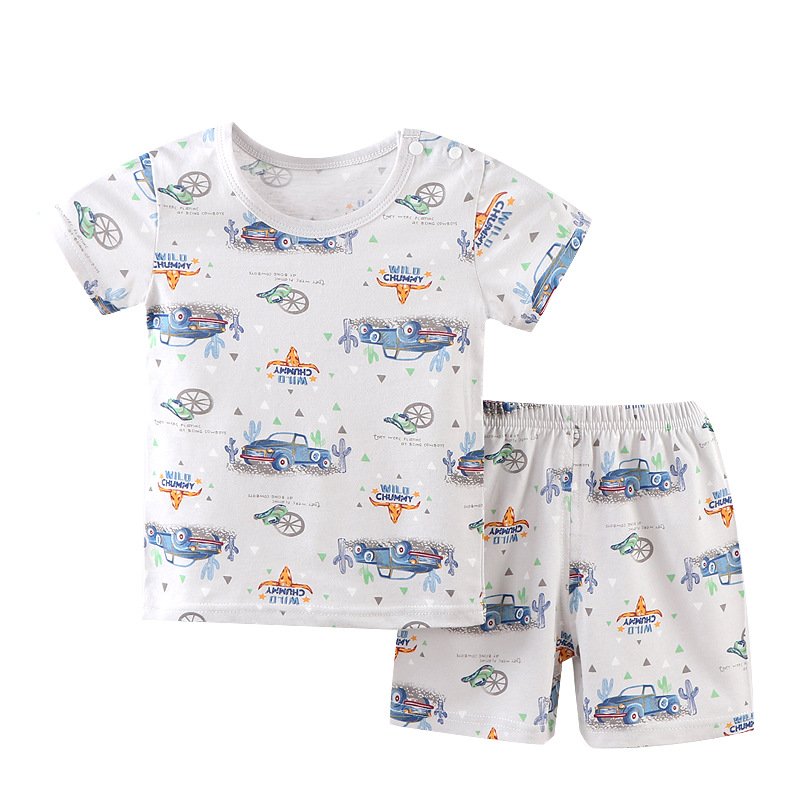 New Trend Summer New Style Children's Clothing Newborn Clothes Baby Girls Clothing Sets T-shirt For Boy
