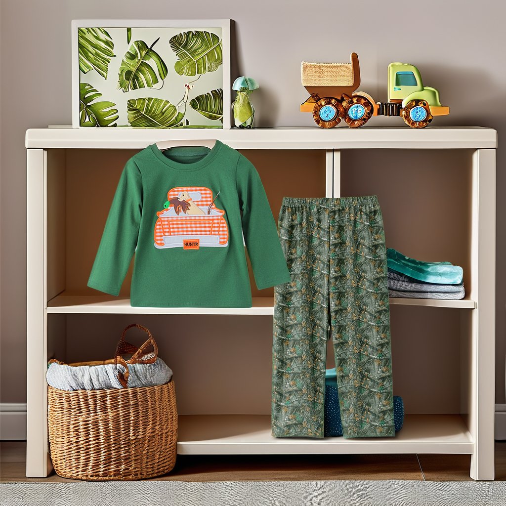 Puresun Wholesale New Style Casual Boy Clothing Sets long Sleeve AIGC Designs Baby Clothes