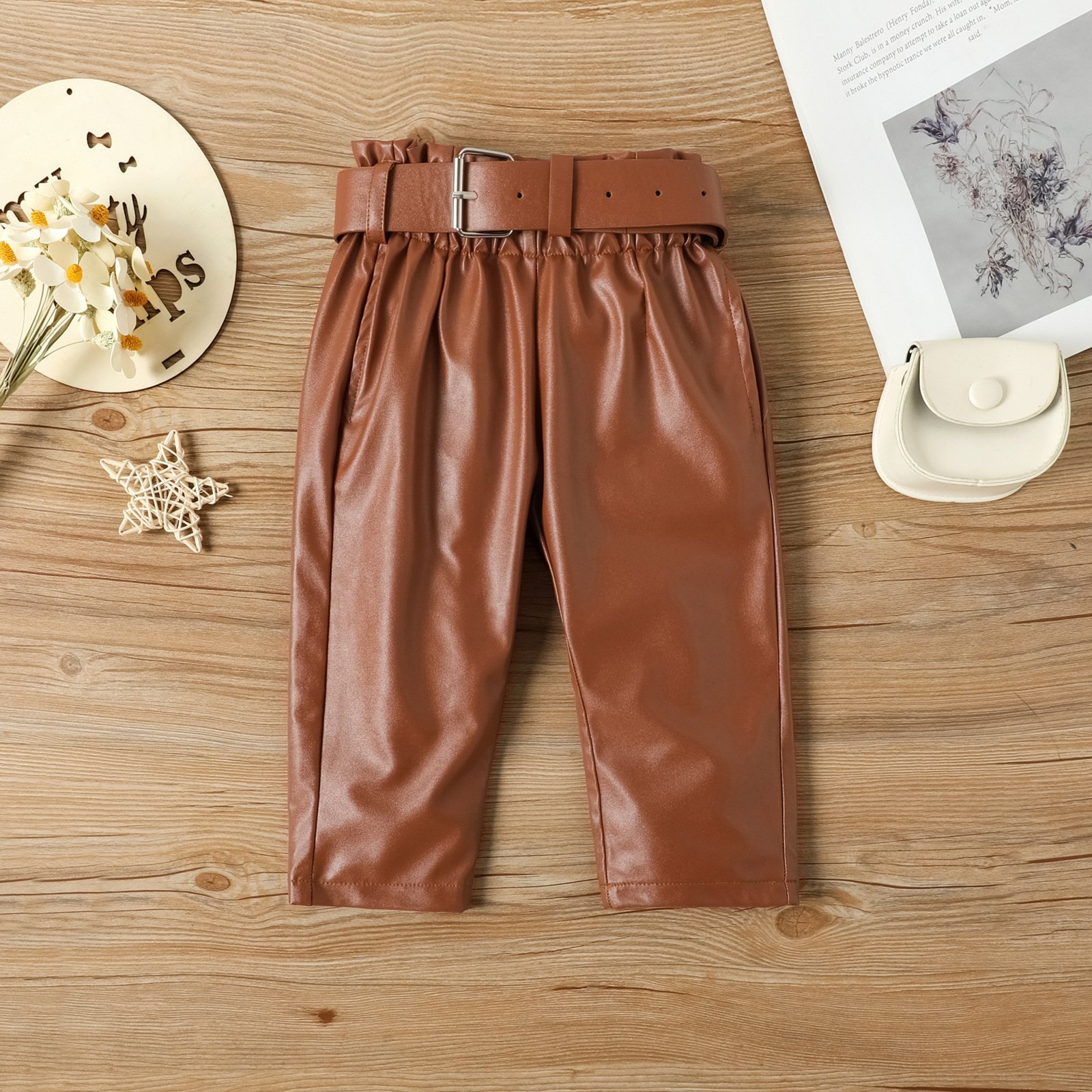 custom two piece pants set baby girls Autumn and winter kids clothing baby clothing sets