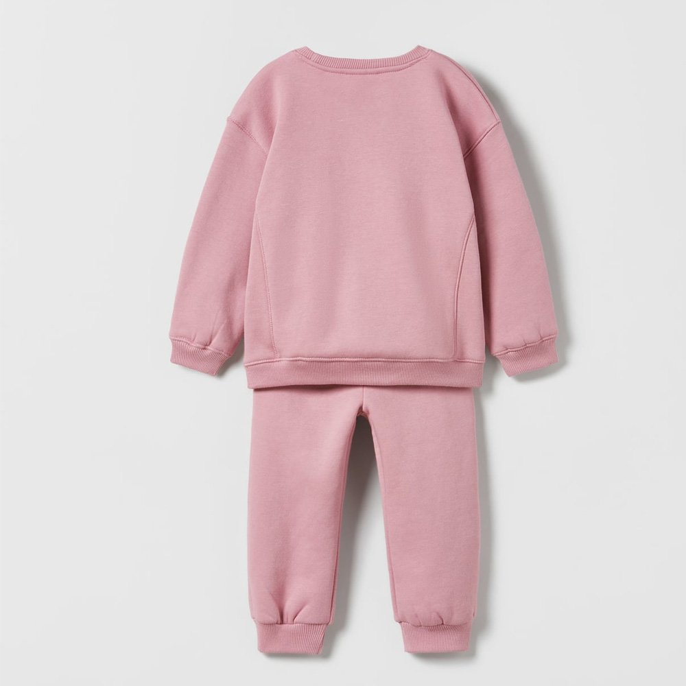 Custom Logo Kids Tracksuit Set / Cheap Price Solid Color Winter Fleece Kids Tracksuit Set / 2025 Unisex Children's Tracksuit Set