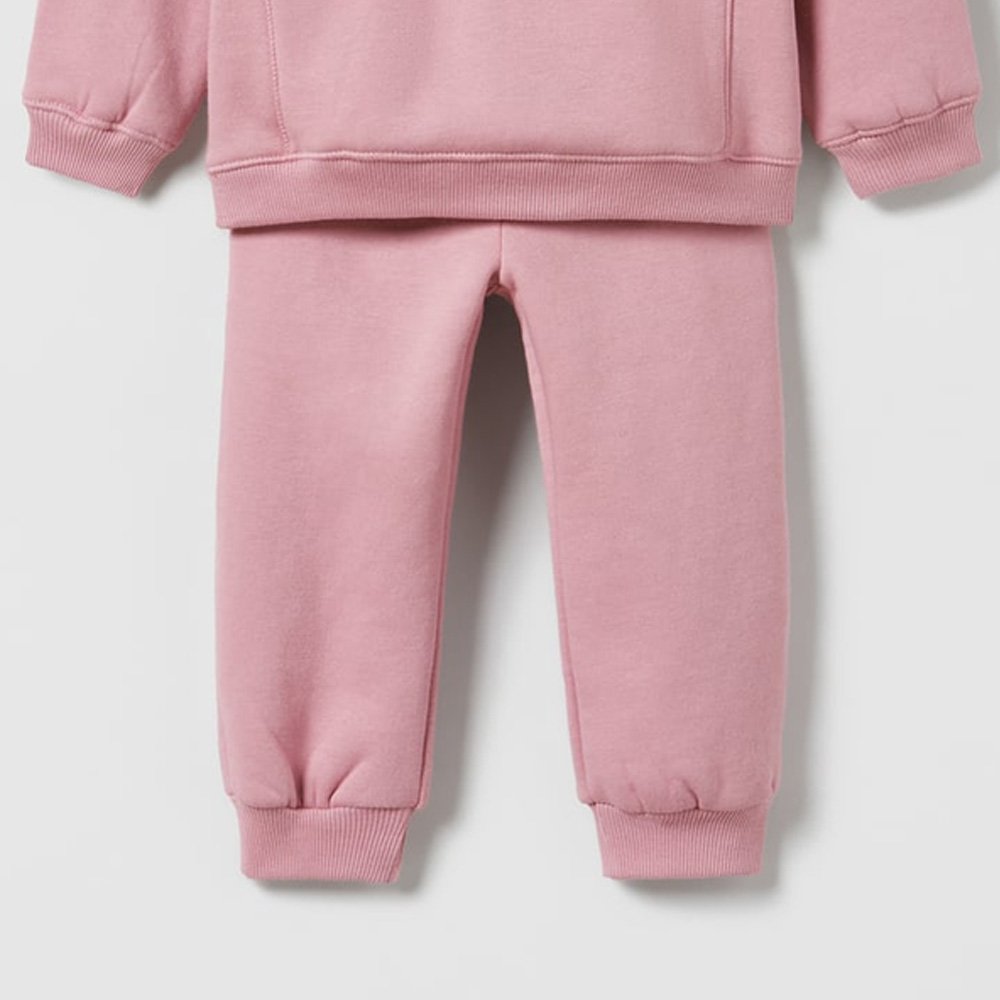 Custom Logo Kids Tracksuit Set / Cheap Price Solid Color Winter Fleece Kids Tracksuit Set / 2025 Unisex Children's Tracksuit Set