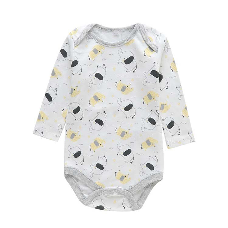 wholesale random stock clearance long sleeve baby romper 100% cotton full sleeve baby bodysuits for 0-24 months