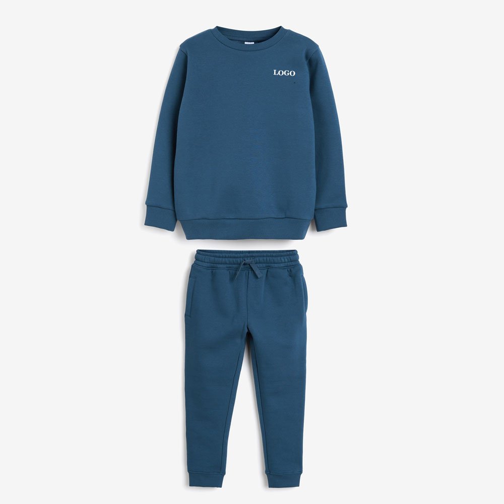Sweatsuit / Kids Clothing Two Piece Tracksuits Wholesale Best Quality Custom Made for Baby Boys Jersey Casual OEM Service Solid
