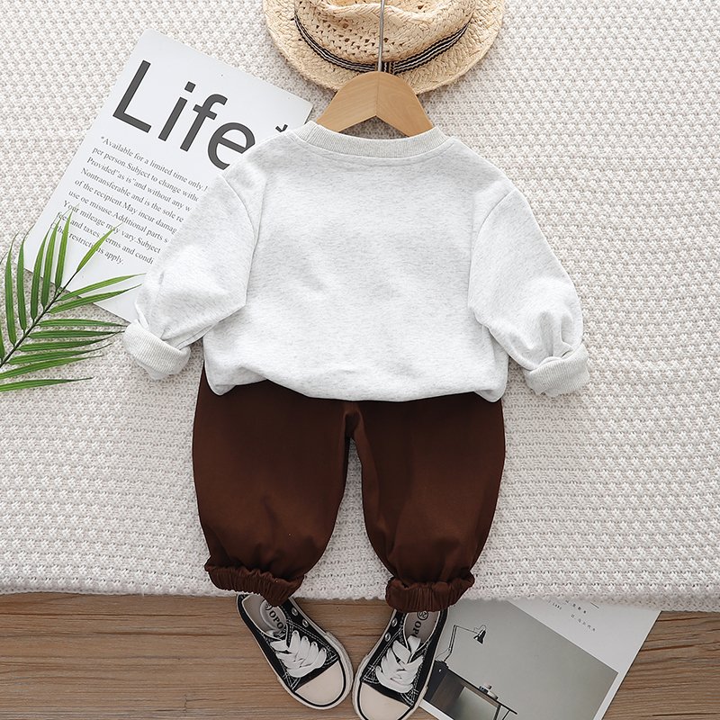 Unisex Short Sleeve Baseball Jacket for Boys Letter Print Leisure Sports Suit for Spring Autumn for Motorcycle Activities