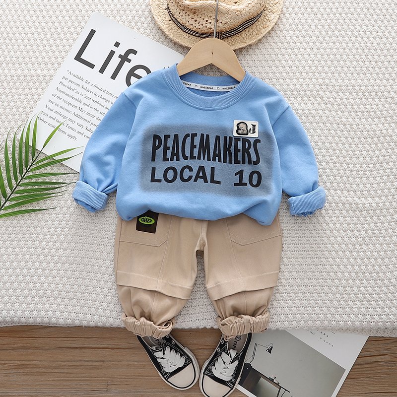 Unisex Short Sleeve Baseball Jacket for Boys Letter Print Leisure Sports Suit for Spring Autumn for Motorcycle Activities