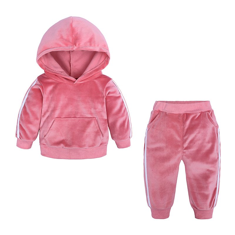 Children's clothing Boys and girls spring and autumn children's sports and leisure two sets of 0-8 years old children's clothes
