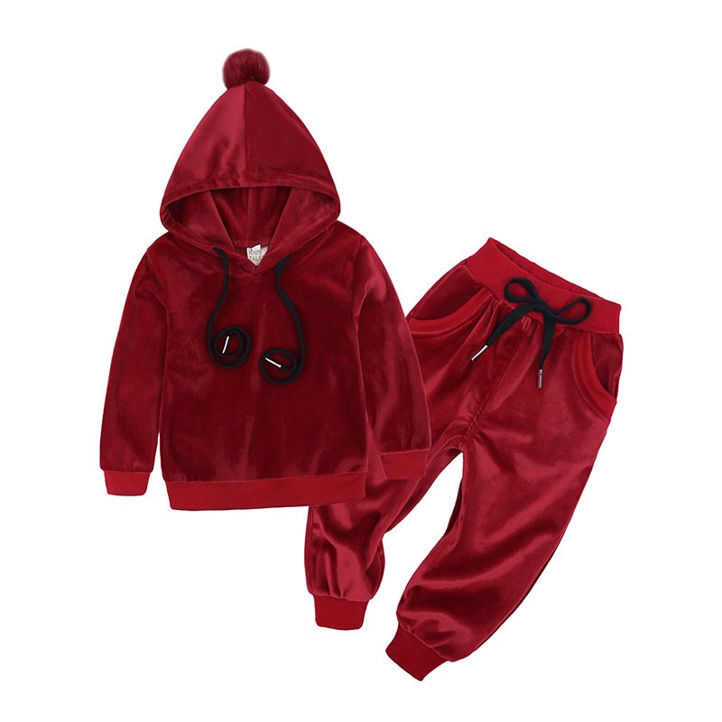Children's clothing Boys and girls spring and autumn children's sports and leisure two sets of 0-8 years old children's clothes