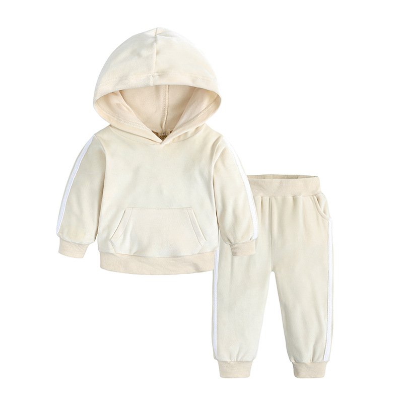 Children's clothing Boys and girls spring and autumn children's sports and leisure two sets of 0-8 years old children's clothes