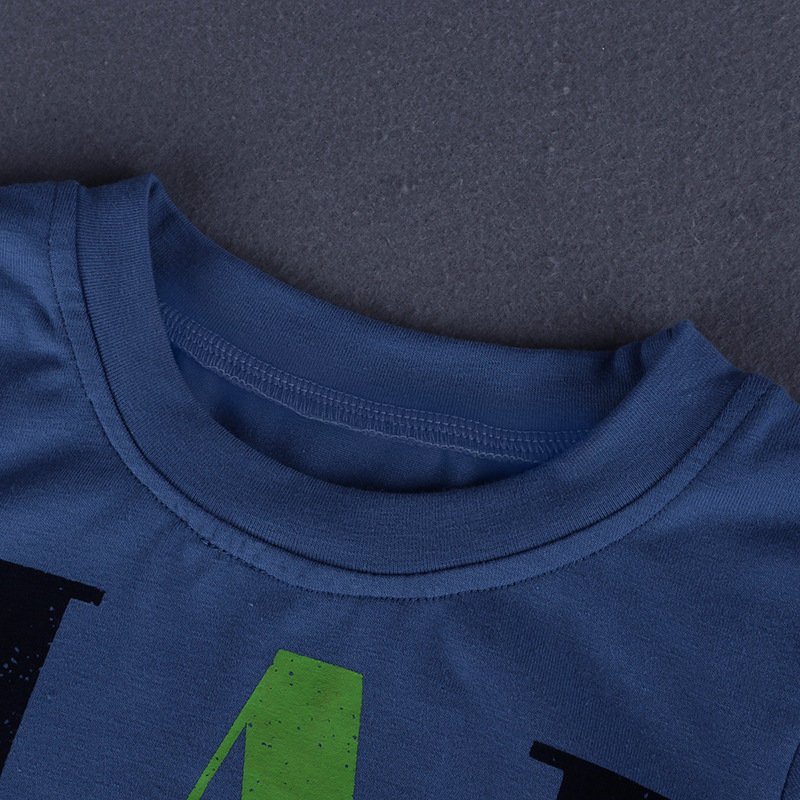 Wholesale Summer Style Kids Boys Clothing Set Printed T-shirts Tops + Jeans Shorts 3Pcs Boys clothing Sets