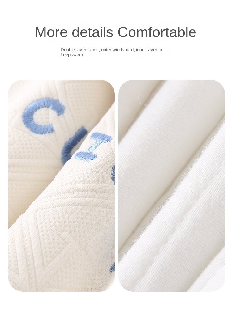 Autumn Winter Thickened Cotton-Padded Outgoing Clothes For Newborn Boys Fleece-Lined Baby Climbing Suits Baby Clothing Sets