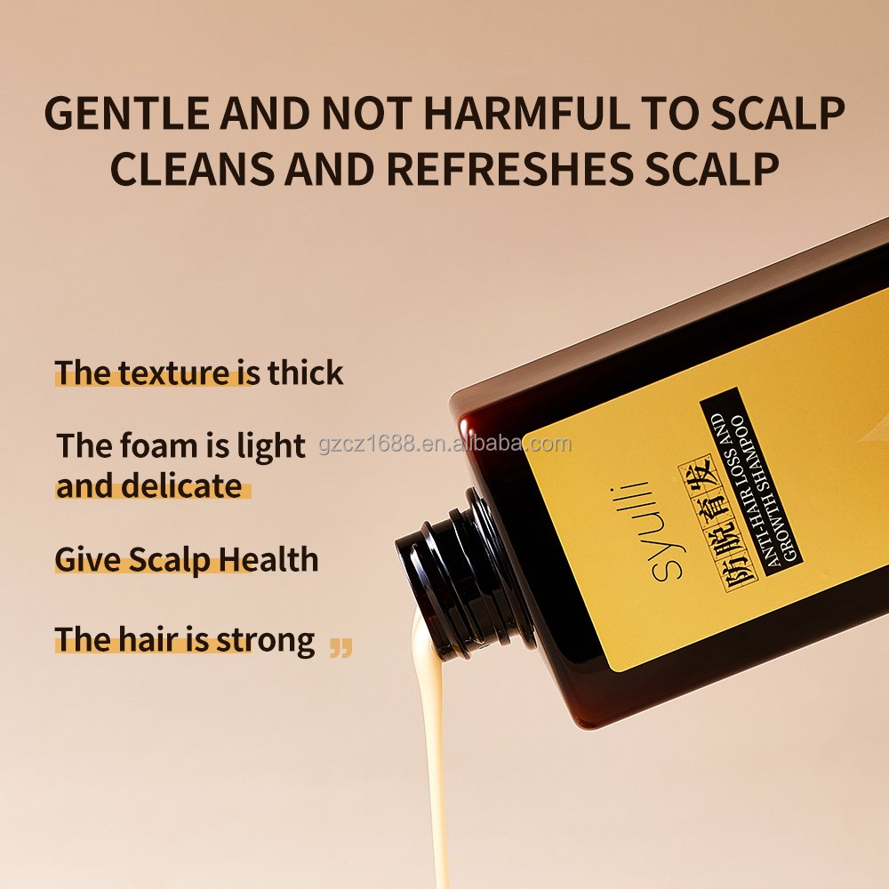 Private Label Wholesale Shampoo Range Scalp Care Hair Wash Product Series Organic Ginger Anti Hair Loss and Growth Shampoo