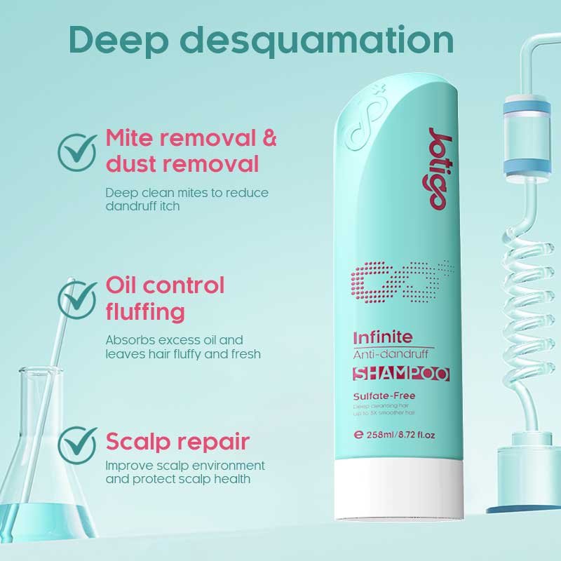 Jotigo Wholesale Lavender Shampoo Anti-Dandruff Organic Tea Tree Oil Infinite Anti-Dandruff Hair Shampoo