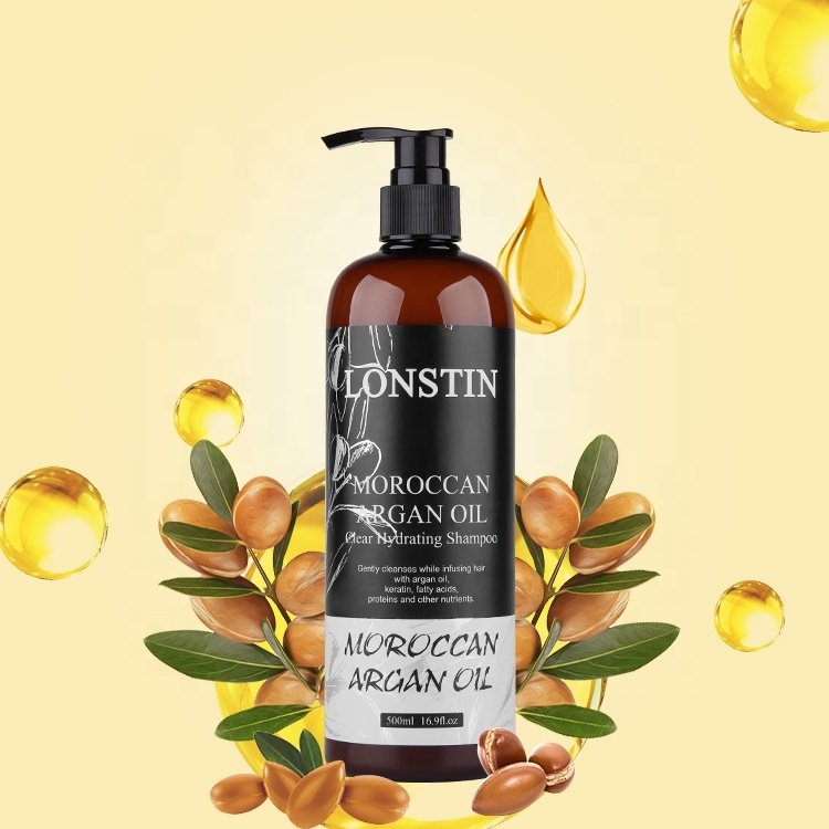 OEM Cheap Private Label Custom Vegan Organic Natural Morocco Argan Oil Hair Shampoo for Men