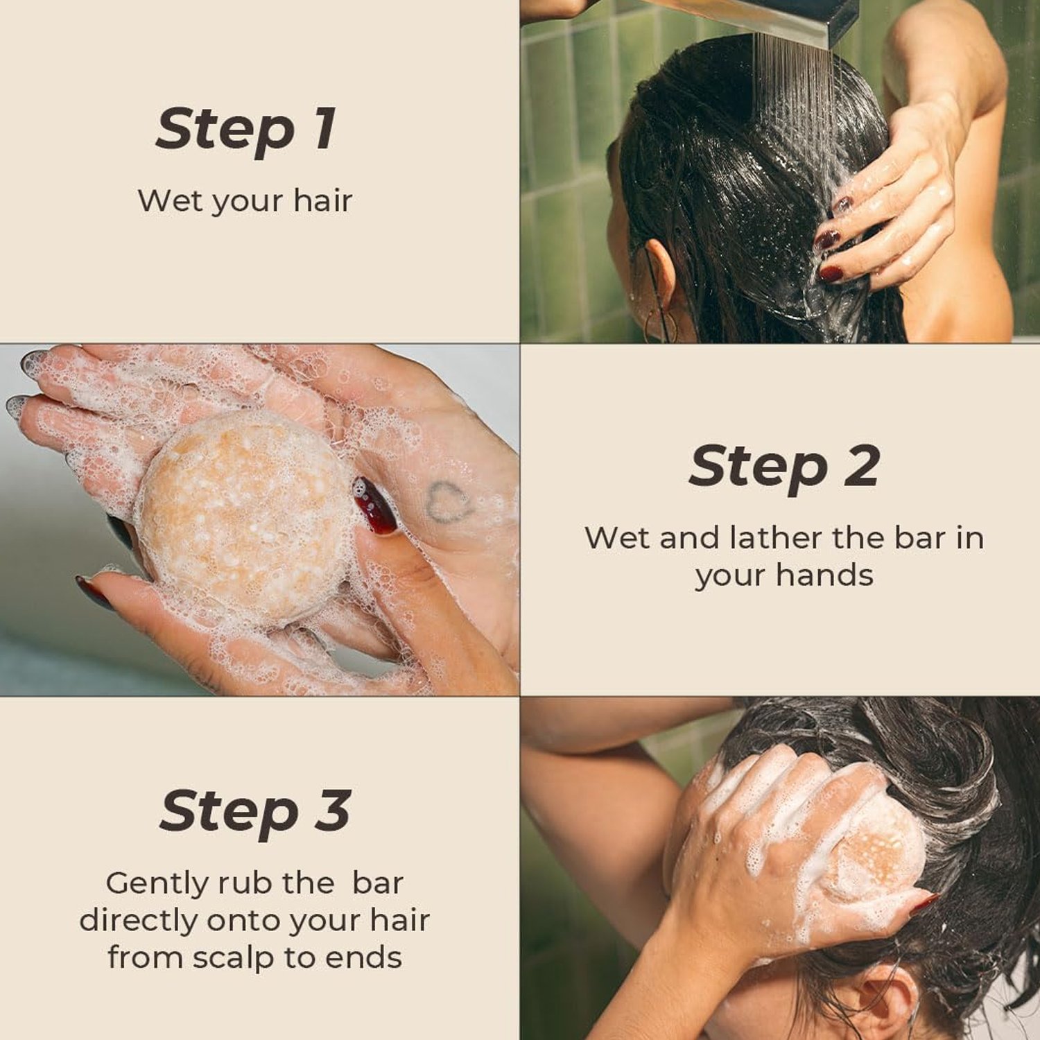 OEM ODM Private Label Natural Vegan Shampoo Bar Promote Hair Growth Strengthen Shampoo Bar Soap for Dry Hair