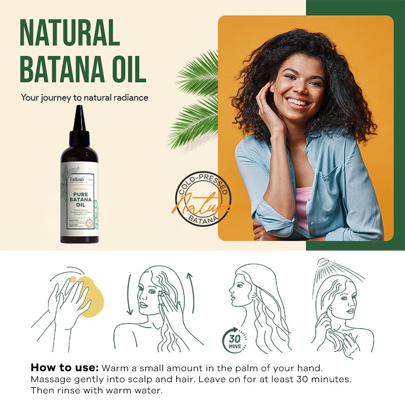 Private Label Batana Oil Pure Organic Batana Oil Wholesale Anti Loss Luxury Hair Regrowth Batana Oil