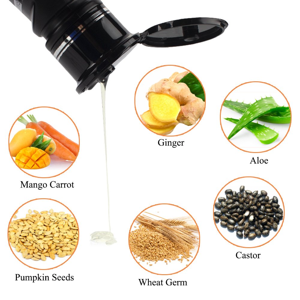 OEM own brand organic ginger shampoo supports customized ginger shampoo for hair loss, plump, smooth and strengthen hair