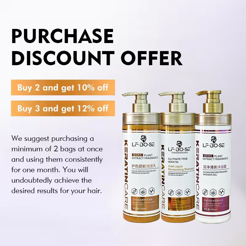 Jiaying Hair Growth Gold Shampoo Luxury Hair Care Set Products Organic Protein Sulfate Free Argan Oil Keratin Conditioner