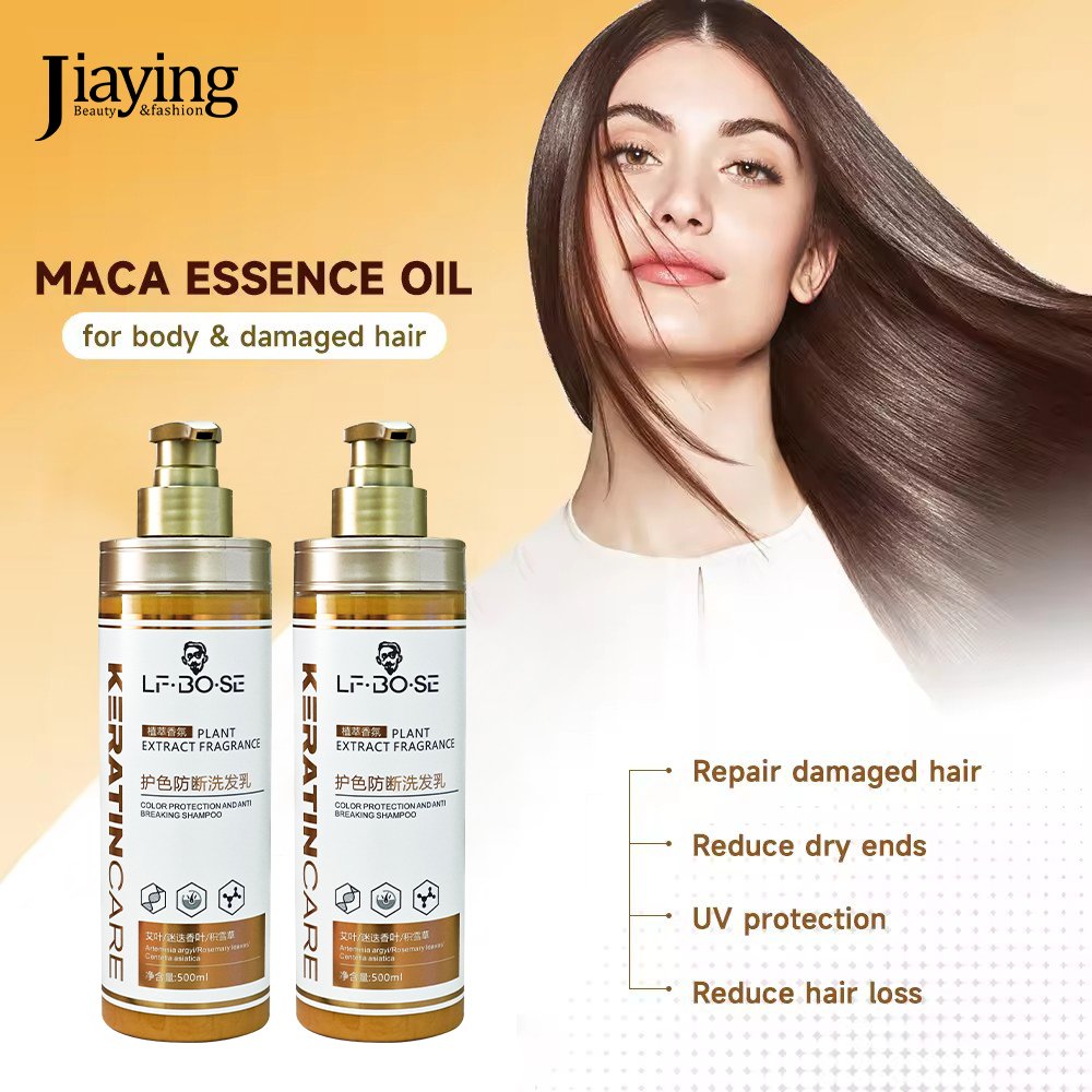 Jiaying Hair Growth Gold Shampoo Luxury Hair Care Set Products Organic Protein Sulfate Free Argan Oil Keratin Conditioner
