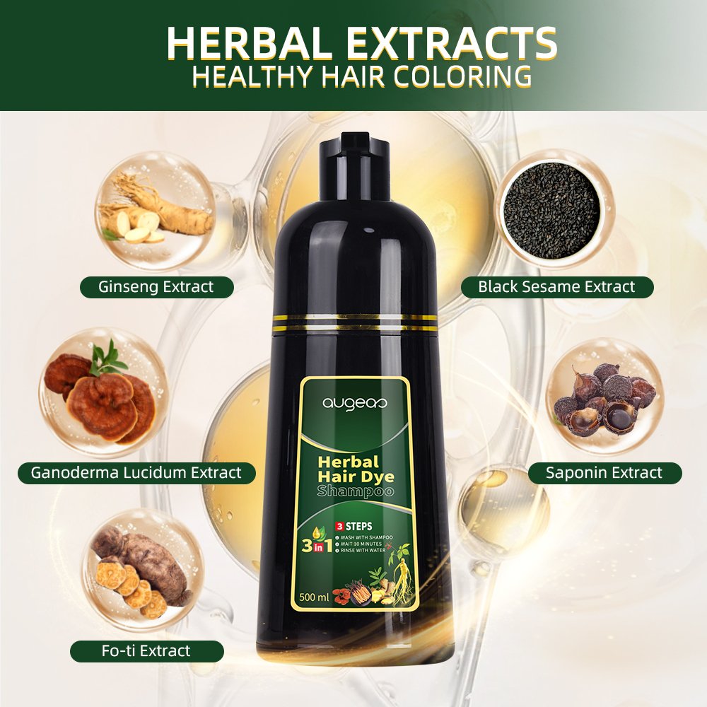ginger permanent hair dyes shampoo organic black dyeing hair colorant Hair Dye Shampoo
