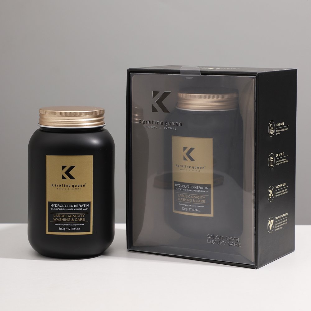 Factory Organic Hydrolyzed Keratin Deep Nourishing Hair Conditioner Mask Oil Control Moisturizing Shampoo