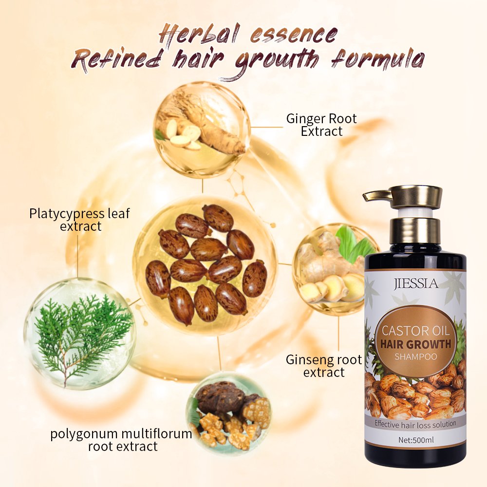 hair products wholesale natural castor oil salon cream customization hair growth shampoo