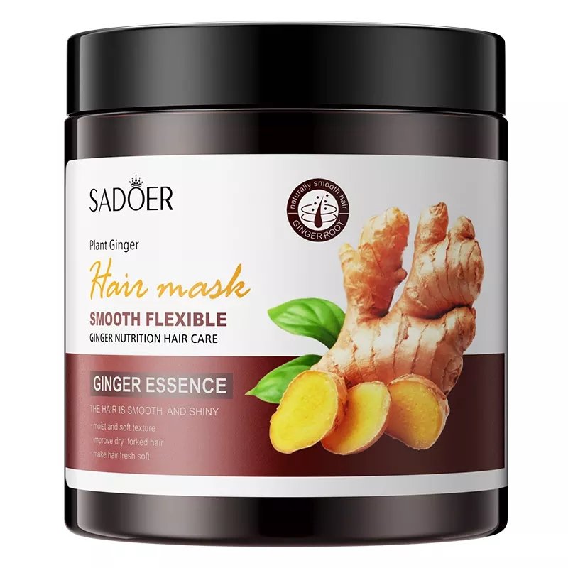 OEM SADOER private label ginger orgainc natural hair care shampoo conditioner oil control essence nourishing beauty hair mask