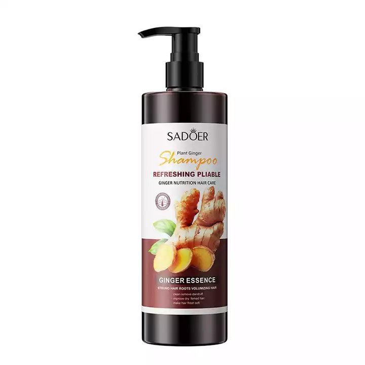OEM SADOER private label ginger orgainc natural hair care shampoo conditioner oil control essence nourishing beauty hair mask