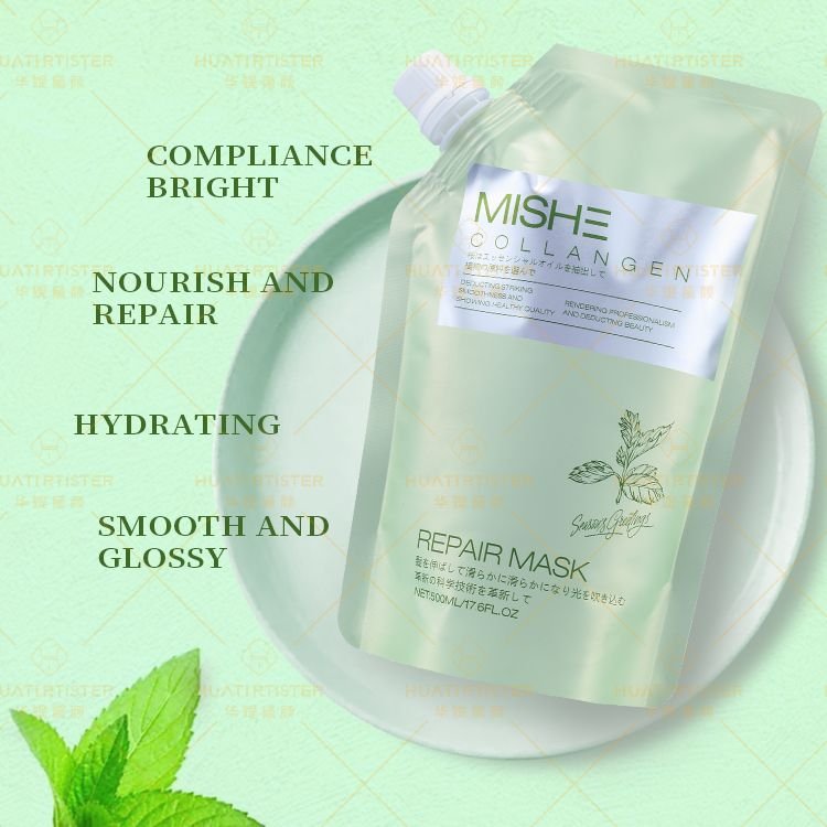 RTS MISHE Wholesale OEM ODM Damage Hair Repairing Nourishing Collagen Shampoo and Conditioner