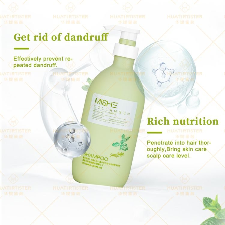 RTS MISHE Wholesale OEM ODM Damage Hair Repairing Nourishing Collagen Shampoo and Conditioner