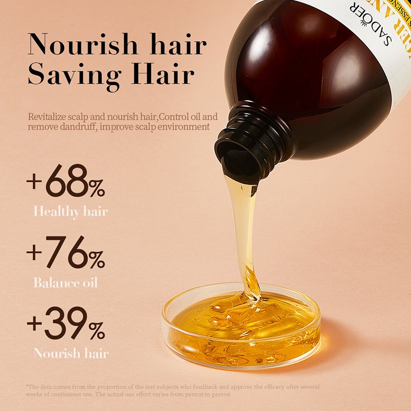 Organic Ginger Hair Shampoo Chinese Plant Control Nourishing Cream for Adults Anti-Hair Loss Hair growth and fixation