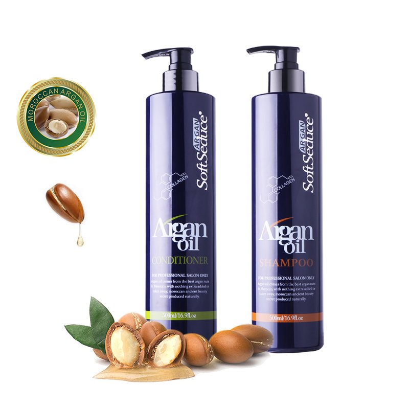 Manufacture SoftSeduce collagen deep moisturizing shampoo conditioner set best shampoo and conditioner for curly hair