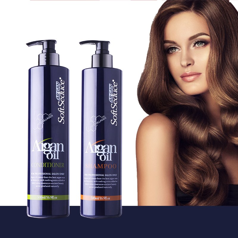 Manufacture SoftSeduce collagen deep moisturizing shampoo conditioner set best shampoo and conditioner for curly hair