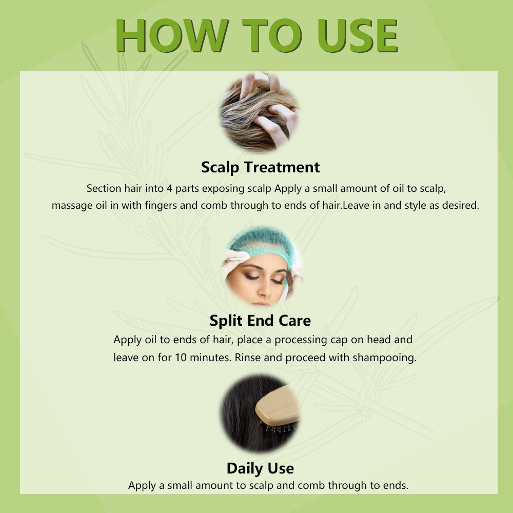 Private Label Rosemary Repair Tonic Hair Regrowth Care Serum Custom Natural Fast Growing Treatment Nourishing Hair Growth Oil