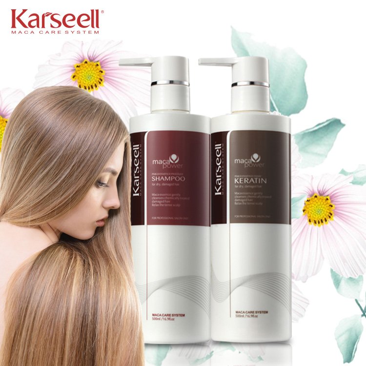 wholesale oem hair organic collagen straightening hair brazilian keratin treatment shampoo and conditioner