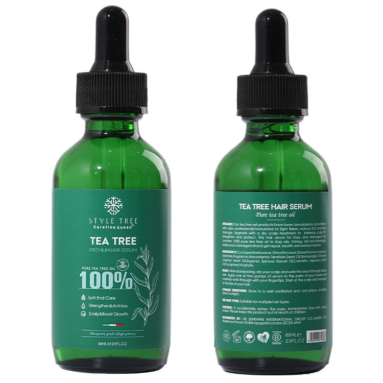 OEM Factory Wholesale Hair Growth Anti Hair Loss Moisturizing Hair Care Repair Private Label Tea Tree Shampoo And Conditioner