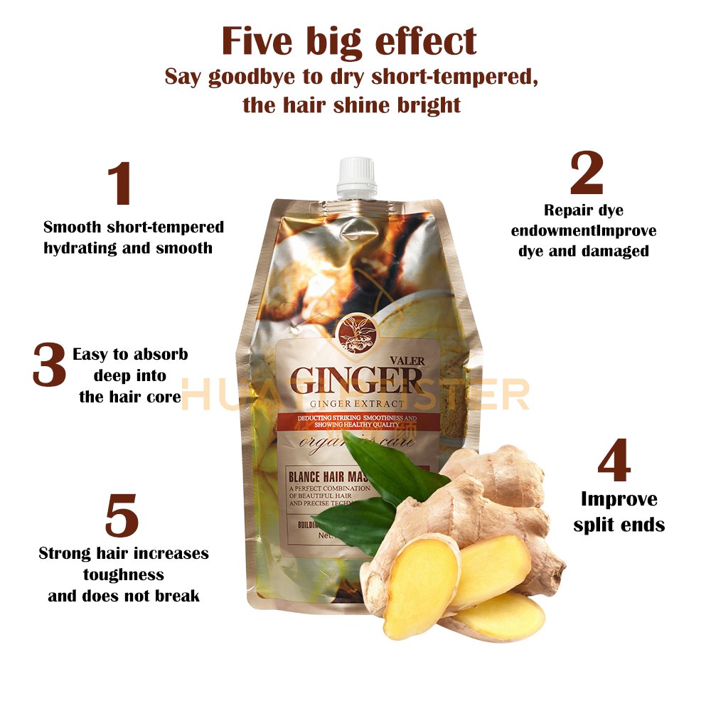 Huati Sifuli VALERT GINGER Hair-Loss Prevention Natural Ginger Extract regrowth 850ml Hair Shampoo And Conditioner