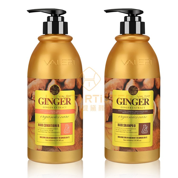 Huati Sifuli VALERT GINGER Hair-Loss Prevention Natural Ginger Extract regrowth 850ml Hair Shampoo And Conditioner